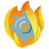 fire 3  emoji ⚙️