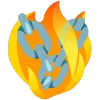 fire 3  emoji ⛓