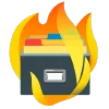 fire 3  emoji 🗄