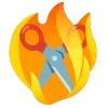 Telegram emoji «fire 3 » ✂️