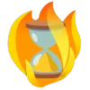 Эмодзи Telegram «fire 3 » ⌛️