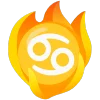 fire 3  emoji ♋️
