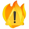 fire 3  emoji ⚠️
