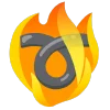 fire 3  emoji ➰