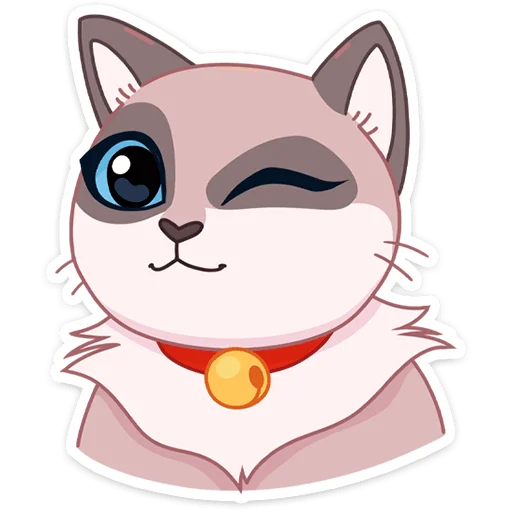 Telegram Sticker «Огонёк и Дымка» 😉