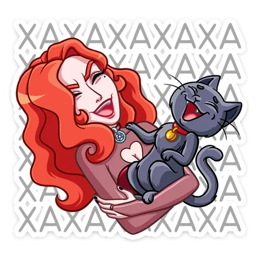 Telegram Sticker «Огненная Лавиния» 😈