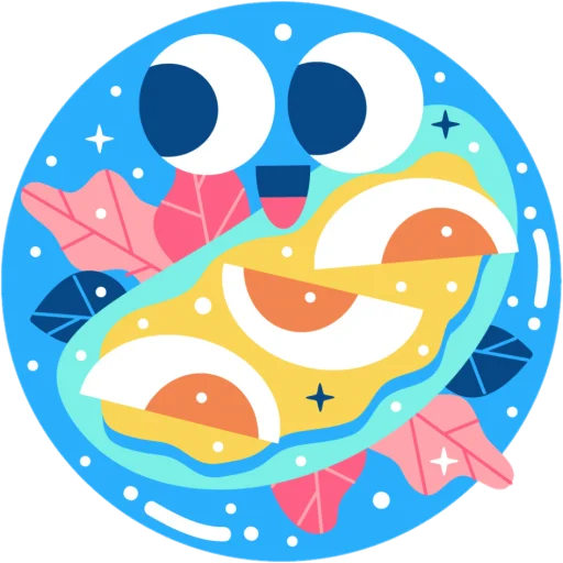 flat food  emoji 😎