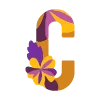 цветочный шрифт emoji 🔠