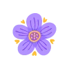 Telegram emoji «цветочный шрифт» 🌺