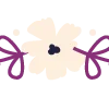 Эмодзи цветочный шрифт 〰️