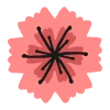 Эмодзи цветочный шрифт 🌺
