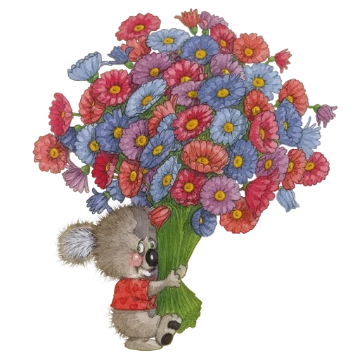 Telegram Sticker «Flowers» 💐