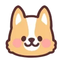 fluffy corgi emoji 🐶