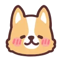 fluffy corgi emoji ☺️