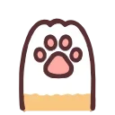 fluffy corgi emoji 🐾