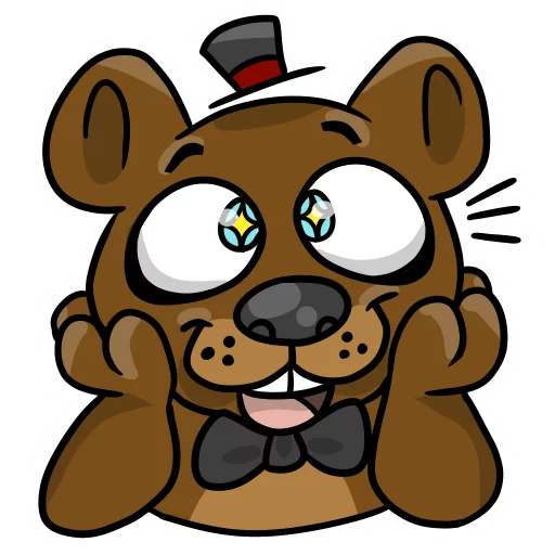 Telegram stickers Five Nights at Freddy's by godtiermarsupial