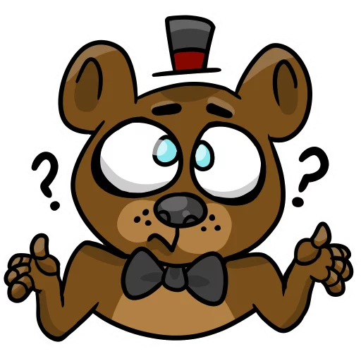 Five Nights at Freddy's by godtiermarsupial stiker ❓