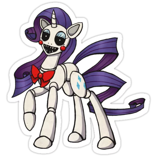 Telegram stiker «FNAF Pony» 😈