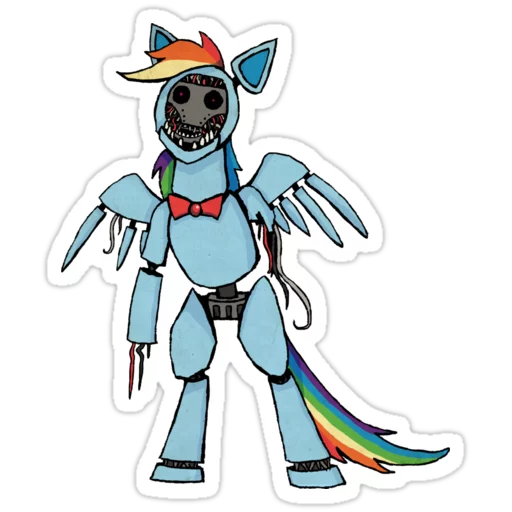 Telegram Sticker «FNAF Pony» 😶
