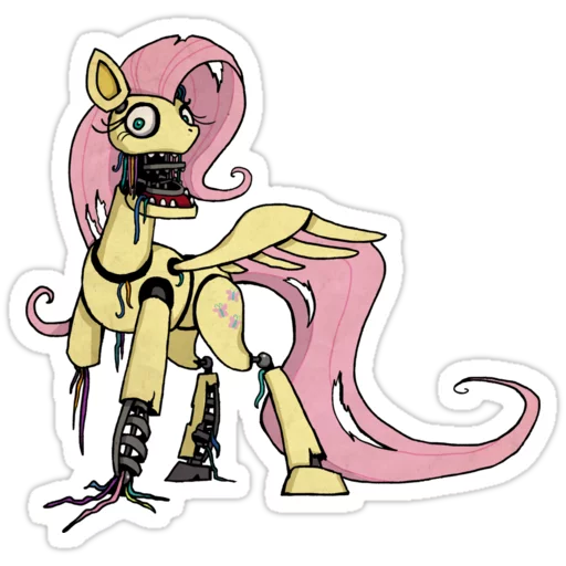 Стикер Telegram «FNAF Pony» 😳