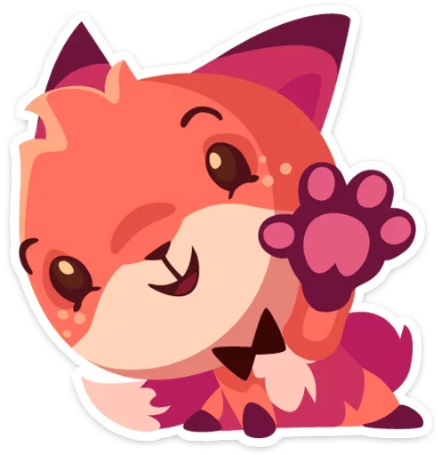 Telegram stiker «Фокси • Foxy» 😀