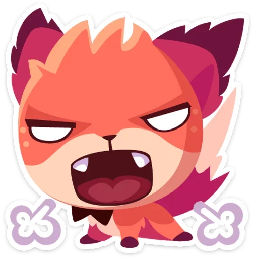 Фокси • Foxy emoji 😤