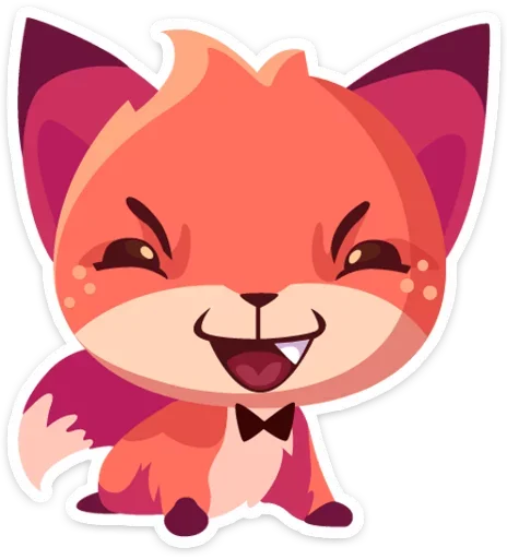 Стикер Telegram «Фокси • Foxy» 😈