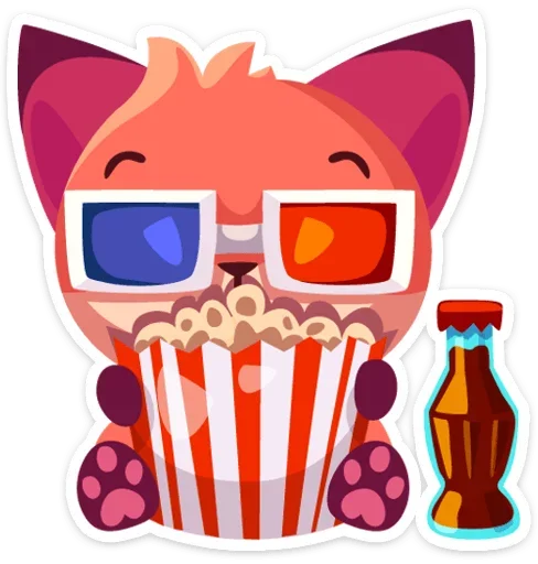 Telegram Sticker «Фокси • Foxy» 🎬