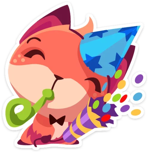 Фокси • Foxy emoji 🎉