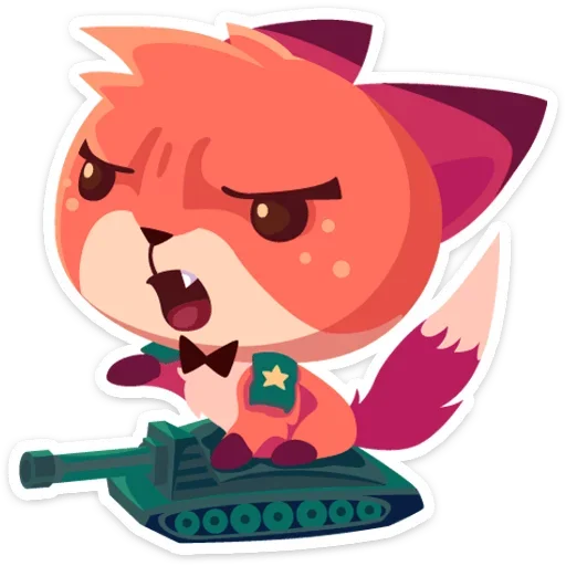 Telegram Sticker «Фокси • Foxy» 👈