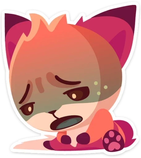 Фокси • Foxy emoji 😰