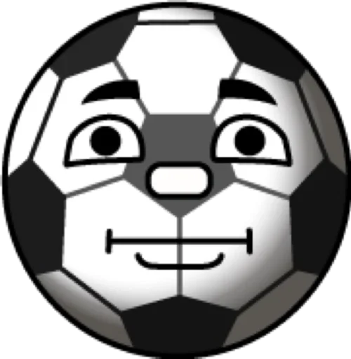 Telegram Sticker «Футбол» 😐