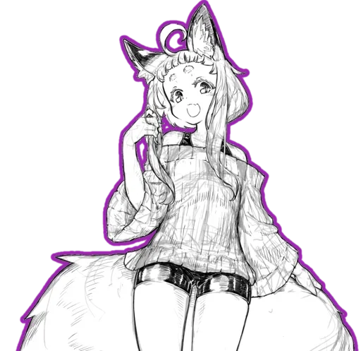 fox girl (jaco)  sticker 😊