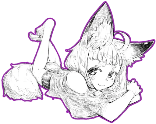 fox girl (jaco) emoji 😳