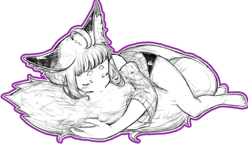 fox girl (jaco) stiker 🥹