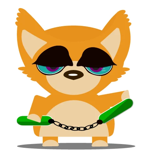 Стікер Telegram «Fox» 😏