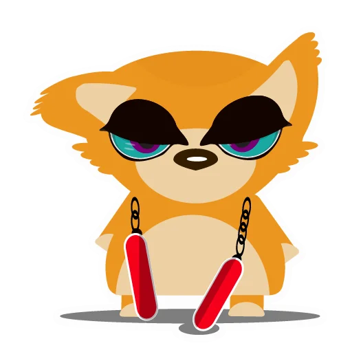 Telegram stiker «Fox» 😡