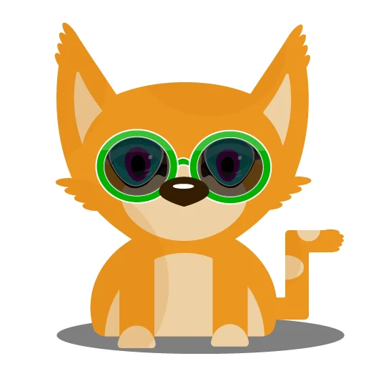 Стікер Telegram «Fox» 🙈