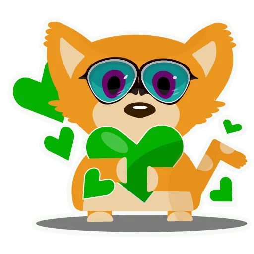 Telegram Sticker «Fox» 😳