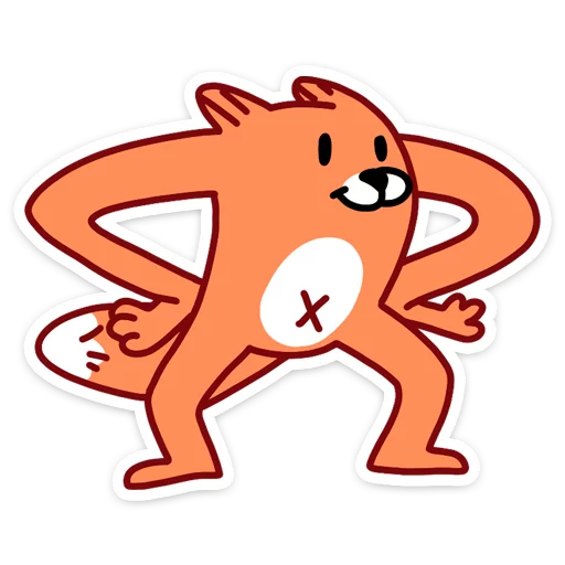 Fox  sticker 🤓