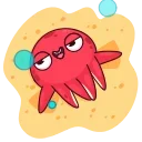 Осьминог Фред  emoji 🏖