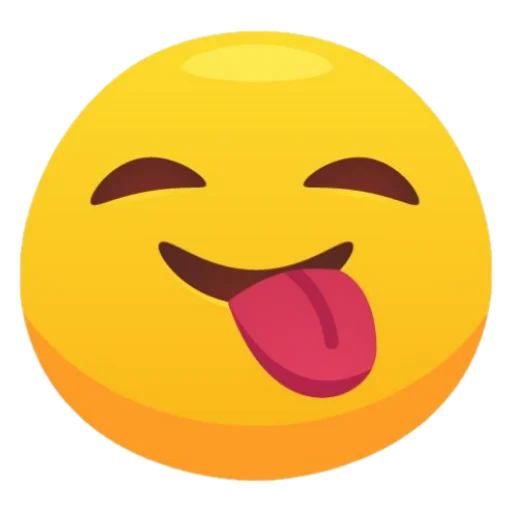 Telegram stiker «free emoji 😎😋🥶» 😋