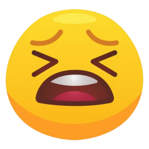 Telegram stiker «free emoji 😎😋🥶» 😫