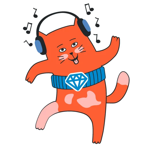 Telegram stiker «freecat» 💃