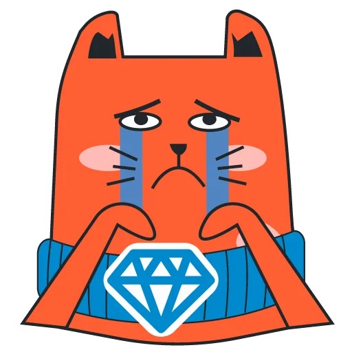 Telegram Sticker «freecat» 😔