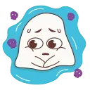 Friendly ghost emoji 😭