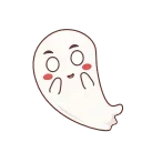 Friendly ghost  sticker 🥰