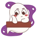 Friendly ghost emoji 🤔