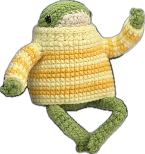 Лягушонок в свитере sticker 👋