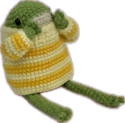 Лягушонок в свитере sticker 😱